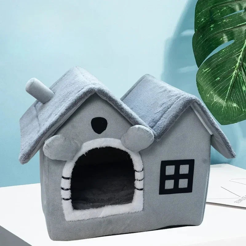 Foldable Pet House Bed