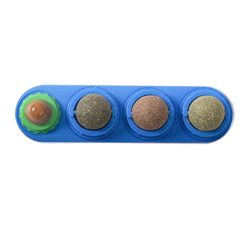 4-in-1 Silver Vine Catnip Wall Ball