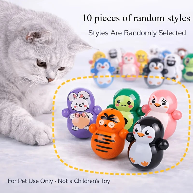 Self-Rolling Cat Toys (10 pcs)