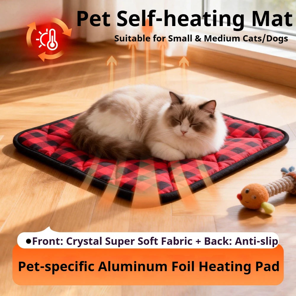 Self-Heating Pet Pad – No Plug Needed