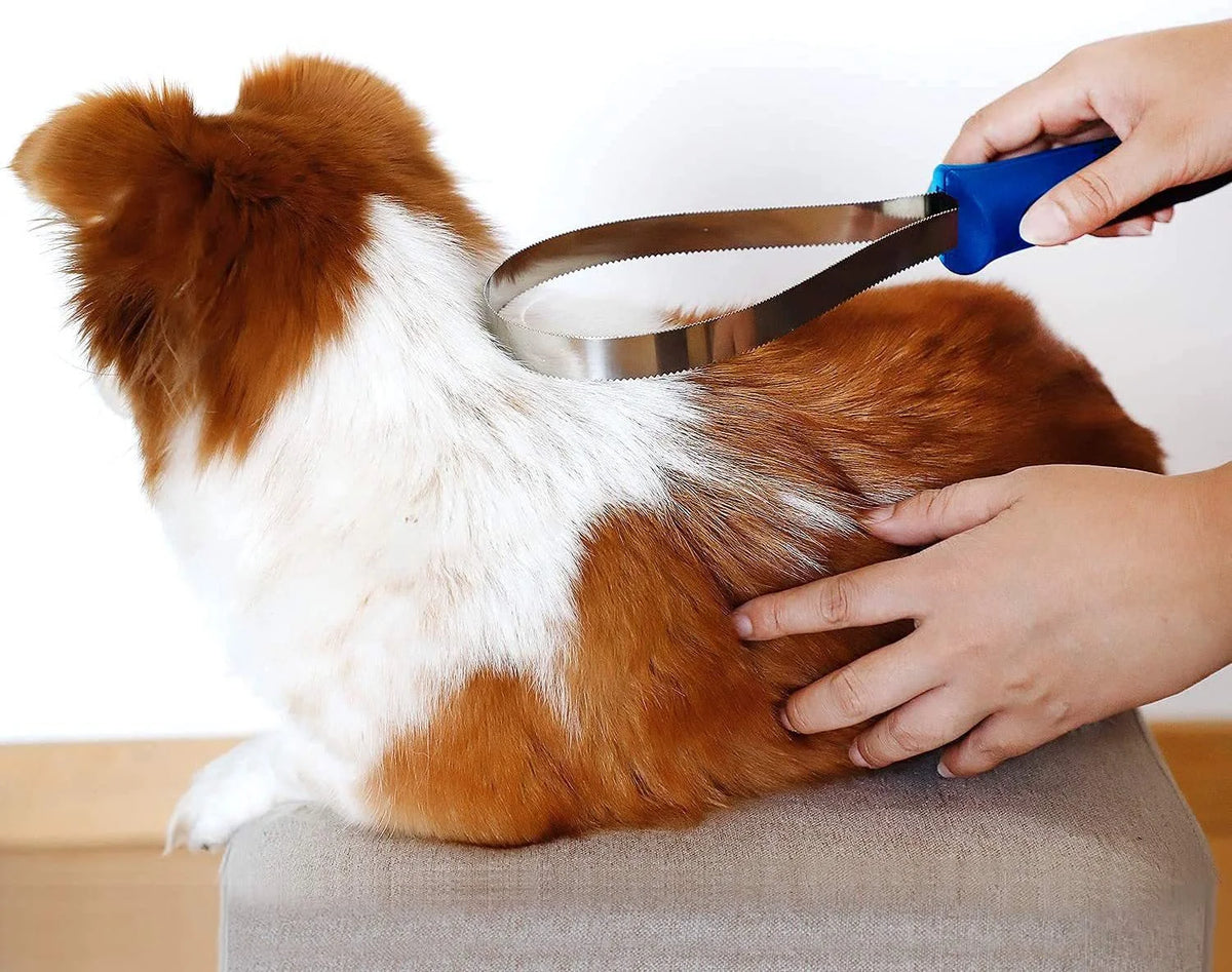 Dog Thinning & Detangling Brush for Long Hair