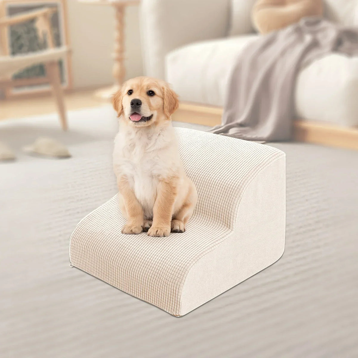 Orthopedic Pet Stairs for Senior Dogs (2/3/4 Steps)