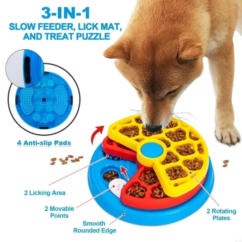 Multi-Level Slow Feeder Pet Bowl