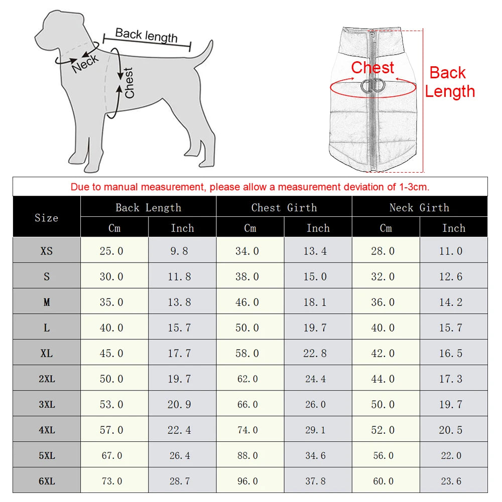 Waterproof Winter Dog Coat