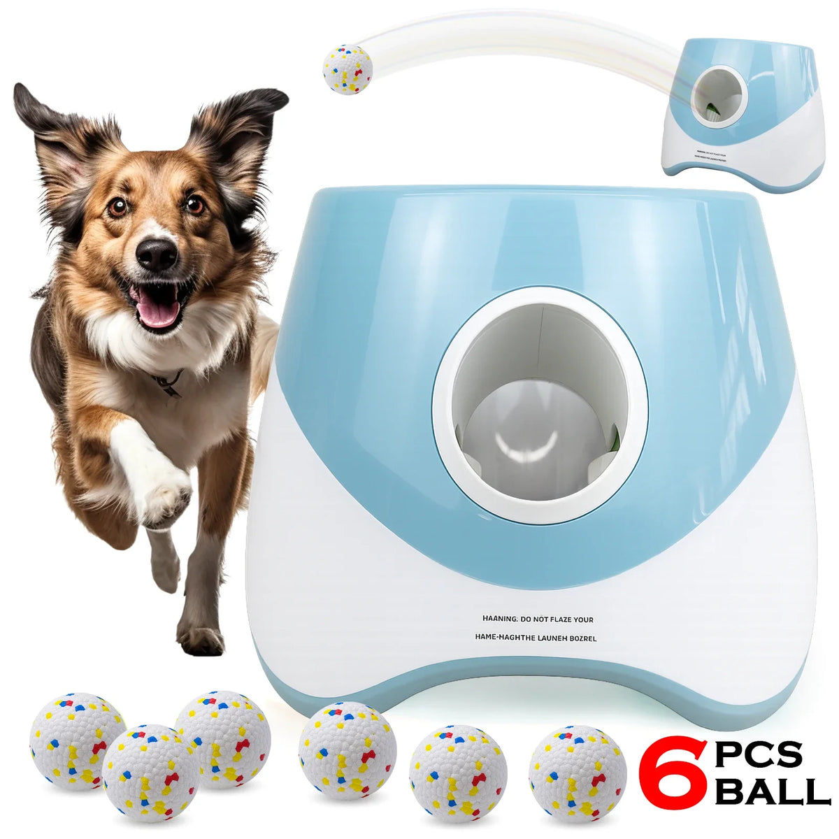 Automatic Ball Launcher for Dogs – Rechargeable, 3 Distances