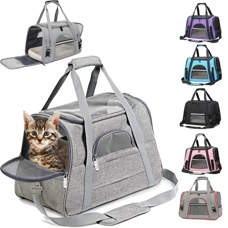Foldable Breathable Pet Shoulder Carrier