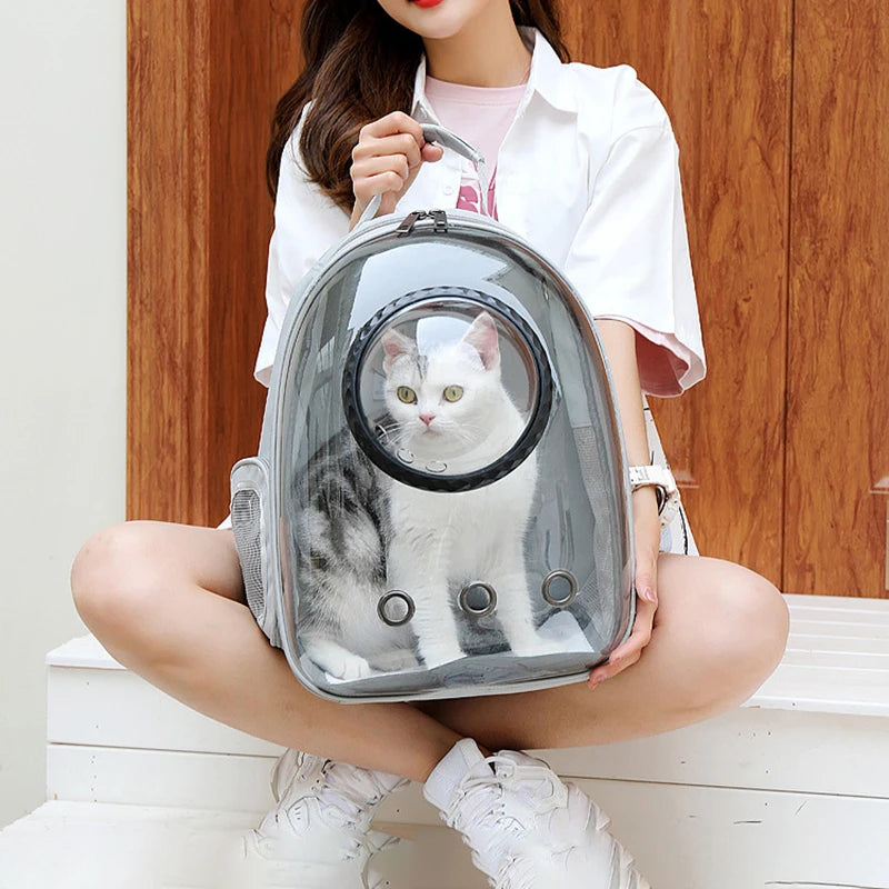 Clear Bubble Cat Carrier Backpack