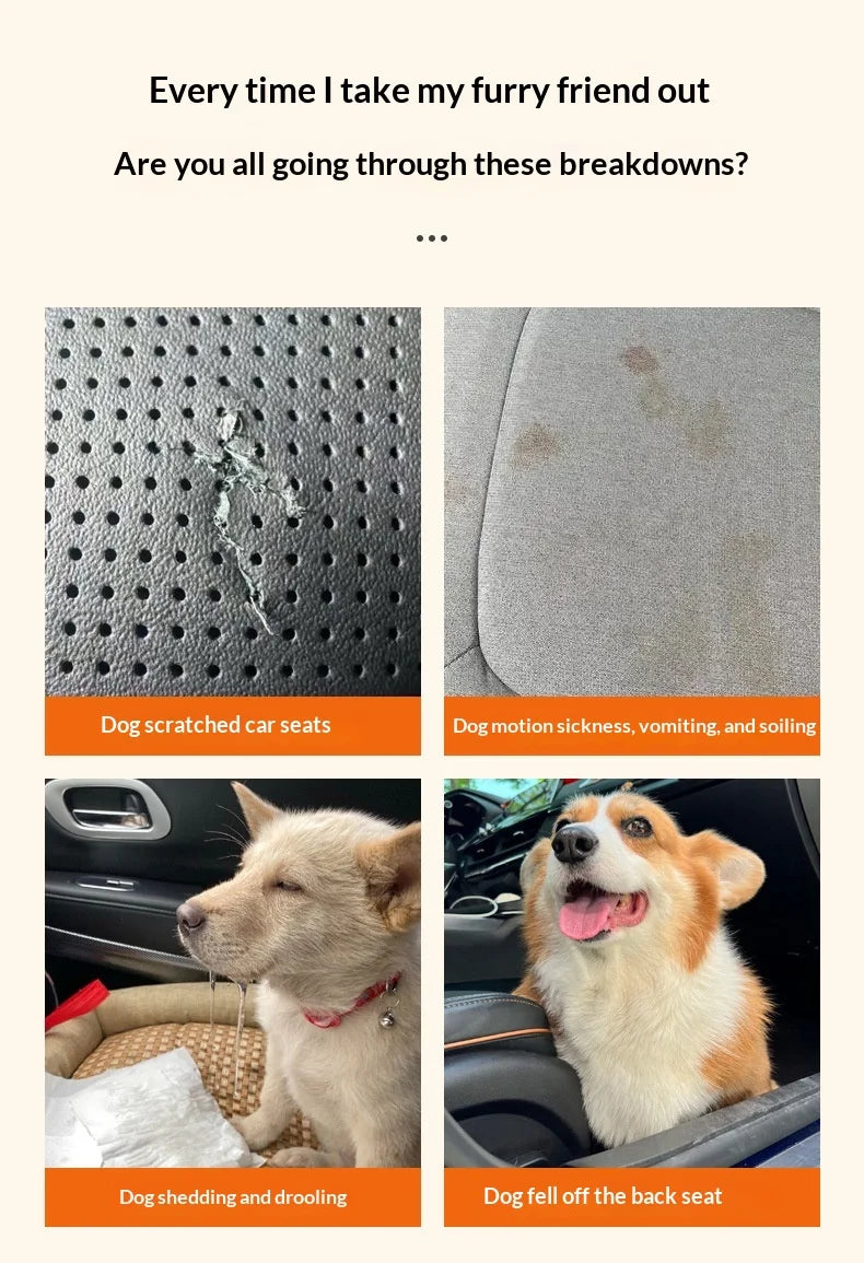 Waterproof Non-Slip Car Seat Cover for Dogs