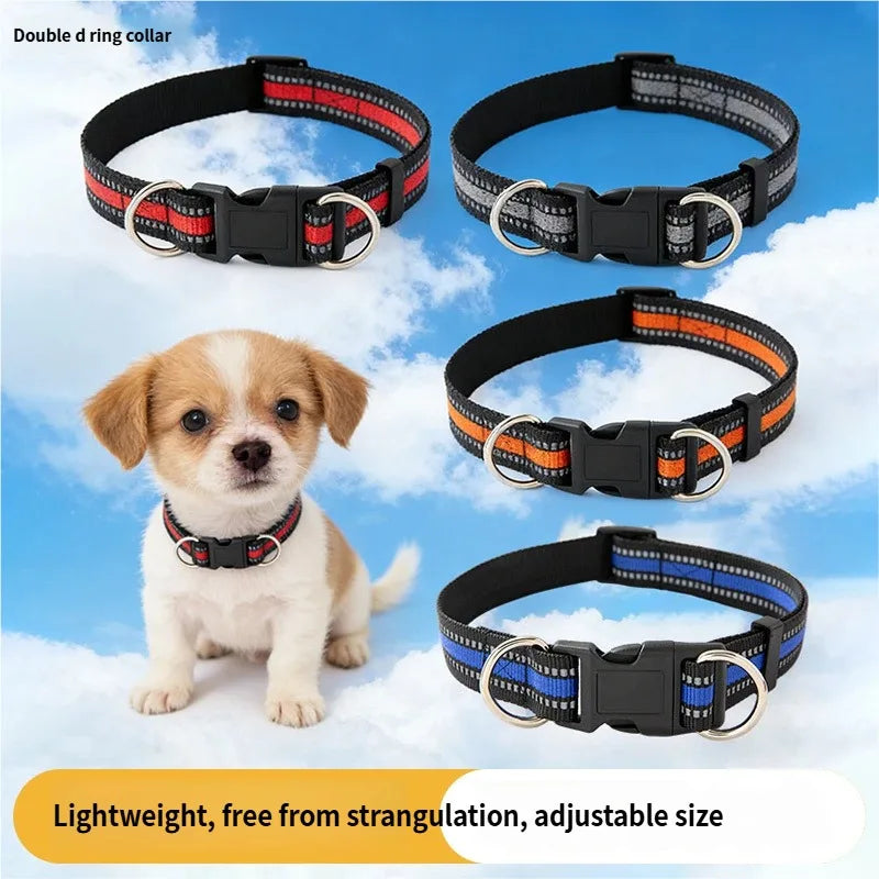 Dual D-Ring Dog Collar