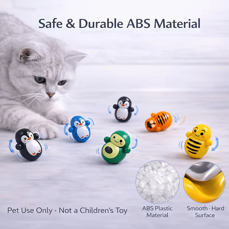 Self-Rolling Cat Toys (10 pcs)