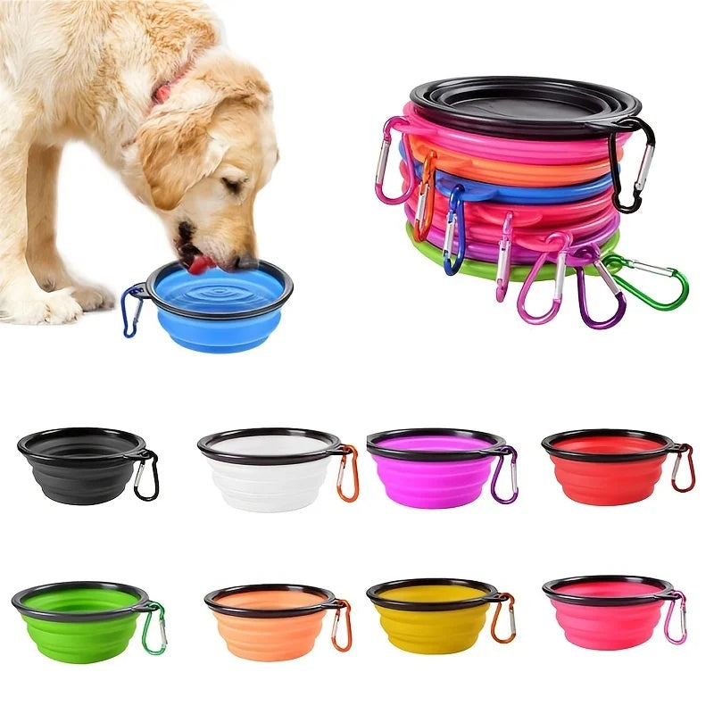 Portable TPR Pet Food Bowl