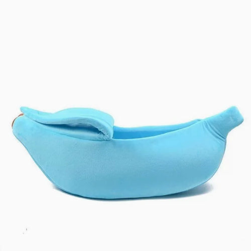 Banana Pet Bed – Cozy Cave Bed for Cats & Small Dogs