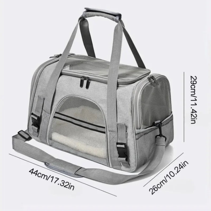 Foldable Breathable Pet Shoulder Carrier