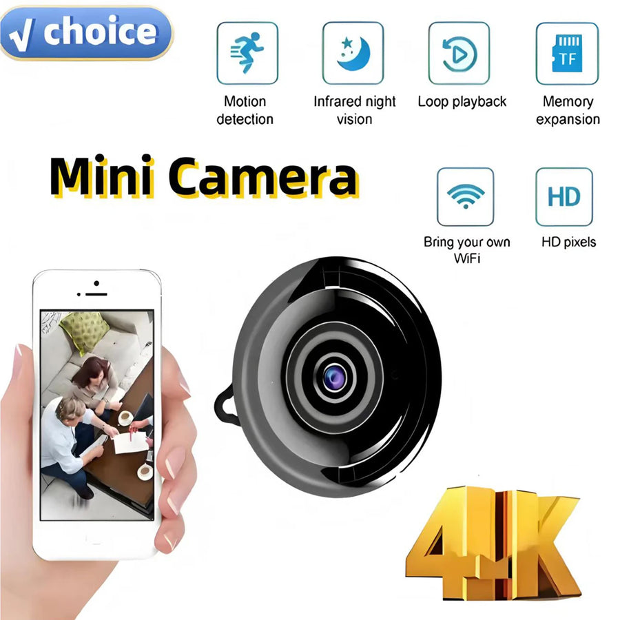 Mini WiFi Pet Camera – HD 1080P Motion Detection