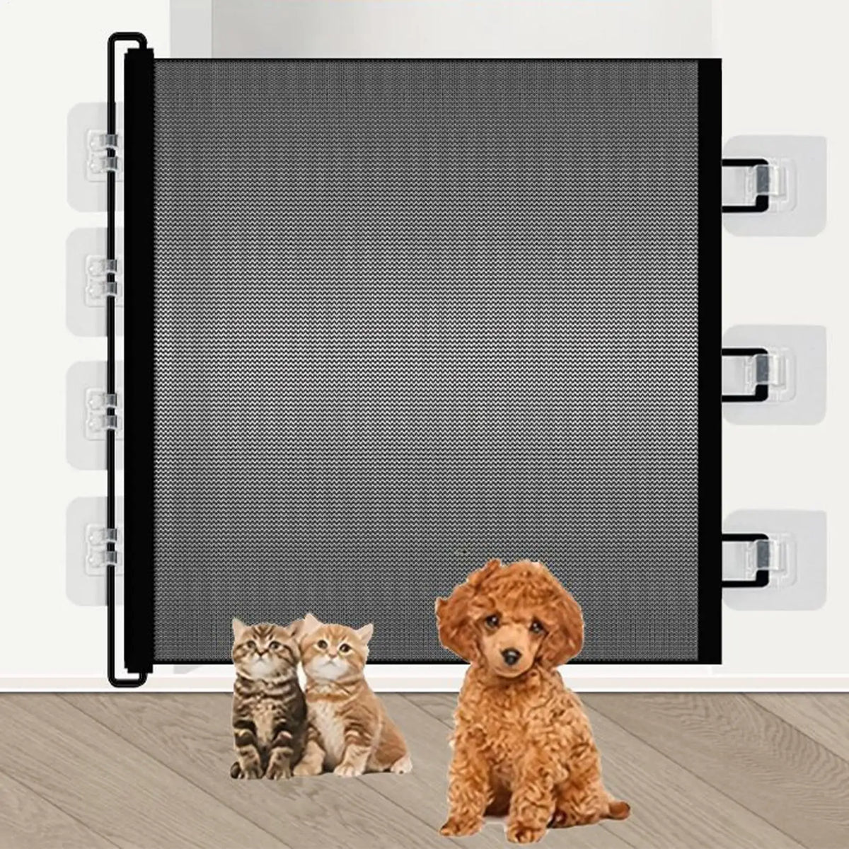 Folding Mesh Pet Safety Gate