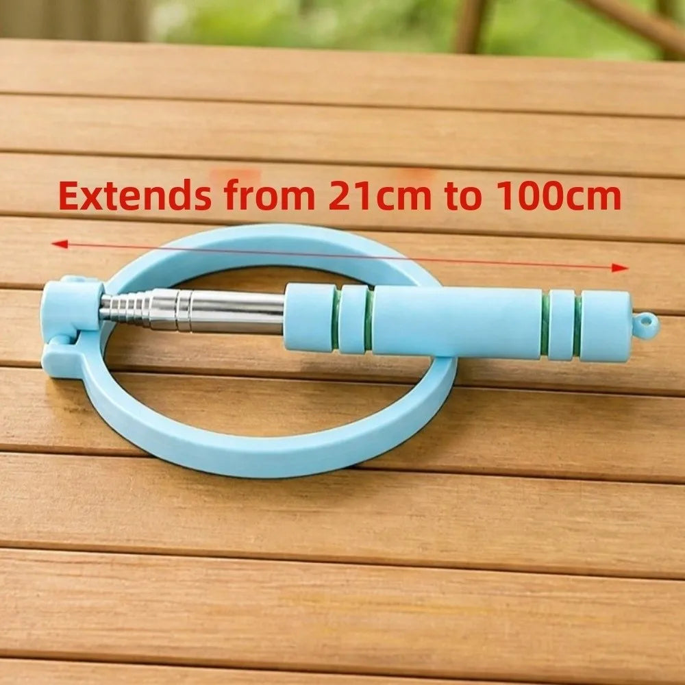 Collapsible and Extendable Dog Poop Scooper – Hygienic, No-Contact Tool with a Long Handle
