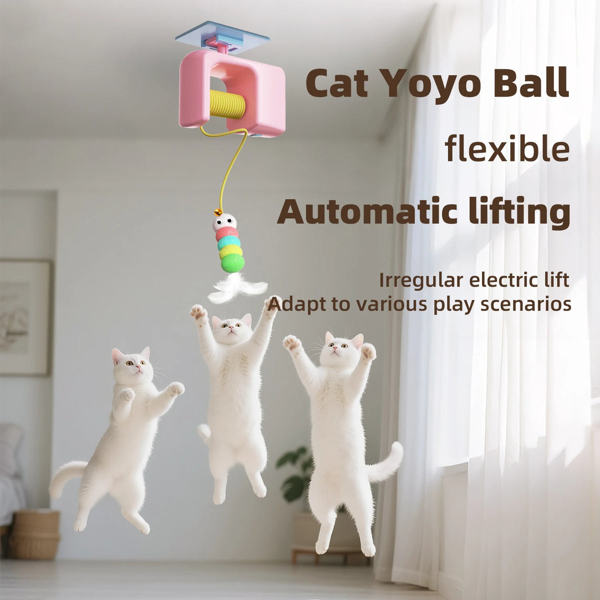 Hanging Flying Bird Cat Toy