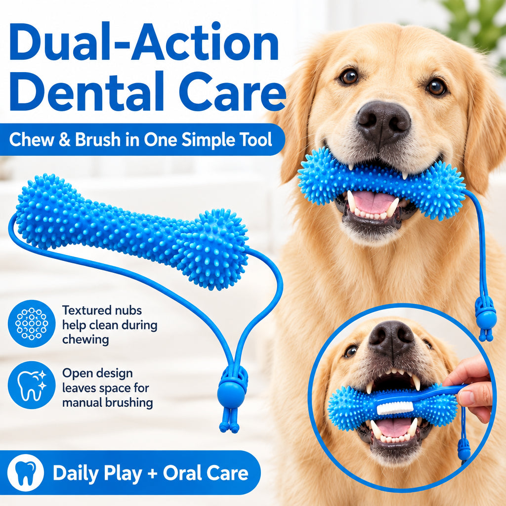 Dog Dental Chew Toothbrush Toy