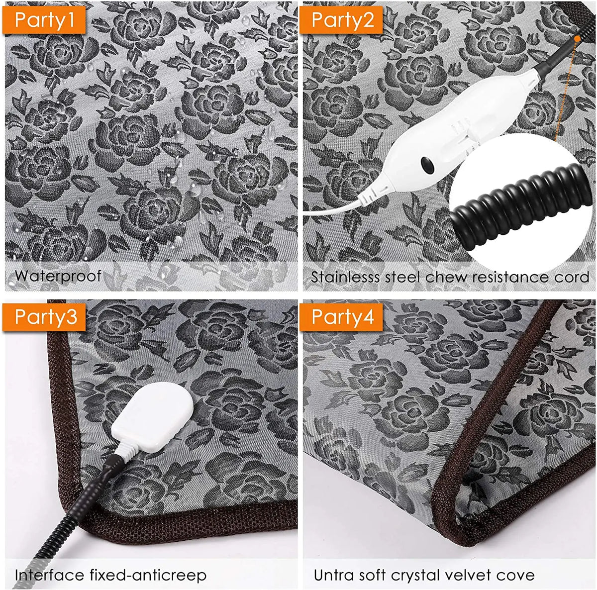 Adjustable Electric Heating Pad for Dogs & Cats
