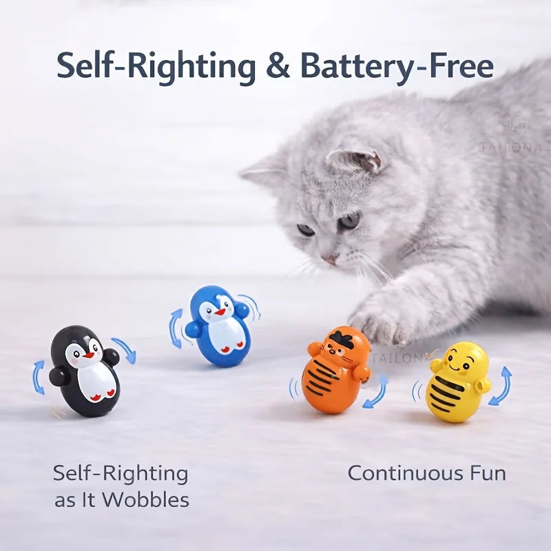 Self-Rolling Cat Toys (10 pcs)