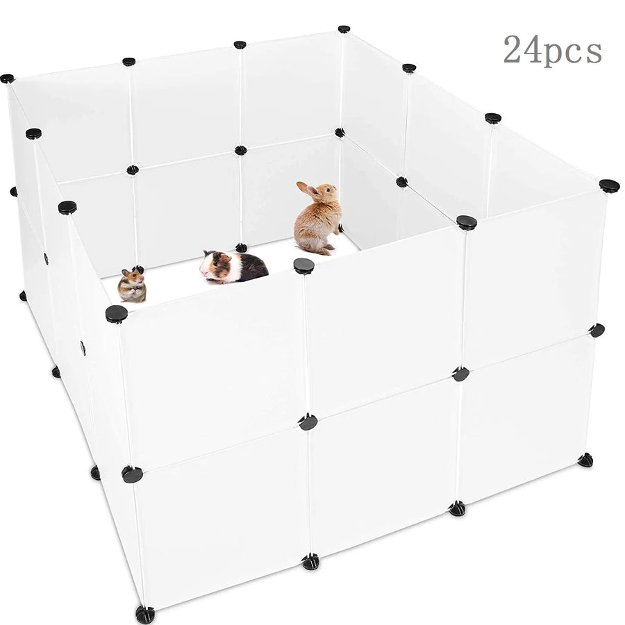 Modular Wire Playpen for Small Pets