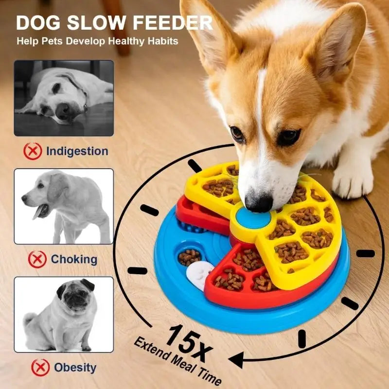 Multi-Level Slow Feeder Pet Bowl