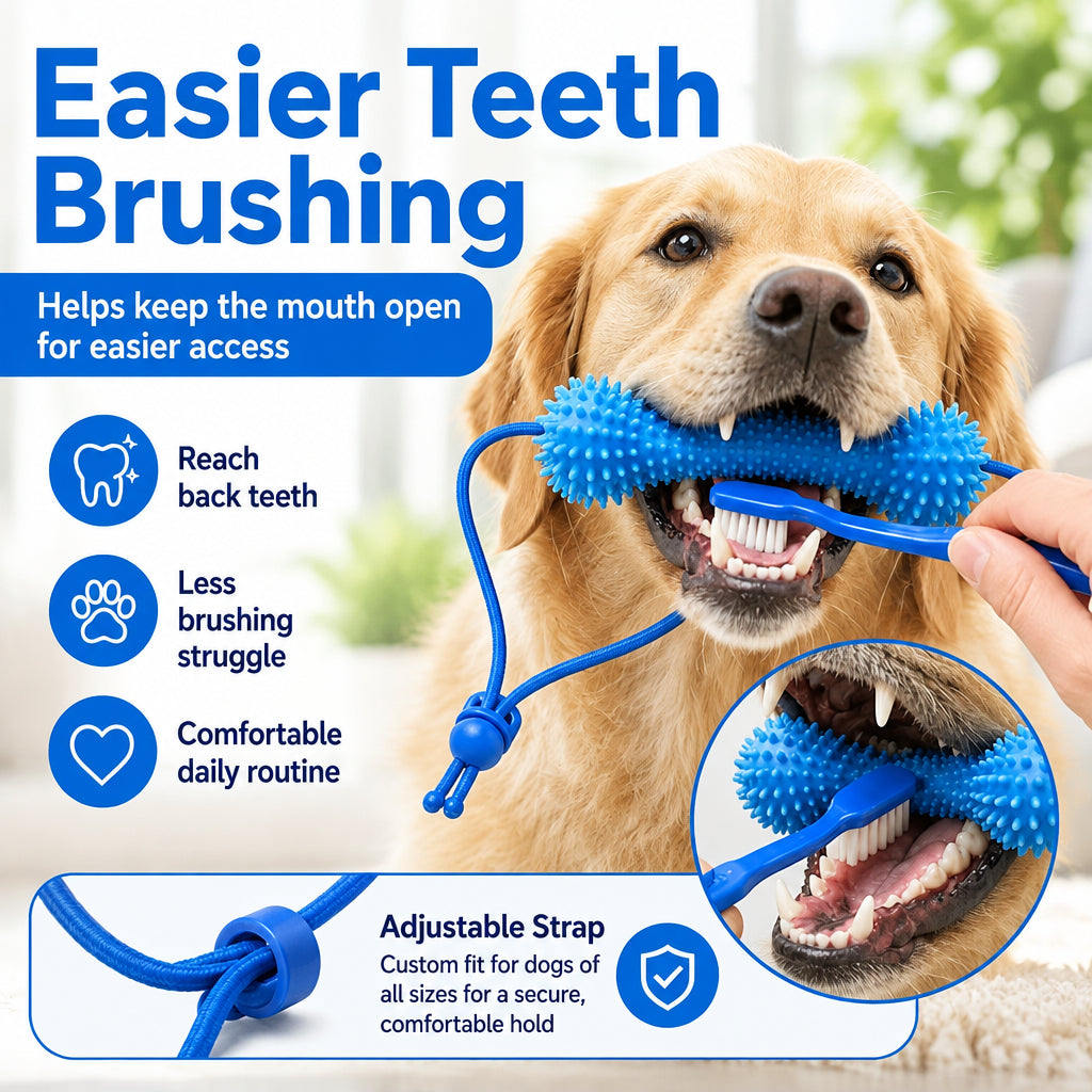 Dog Dental Chew Toothbrush Toy