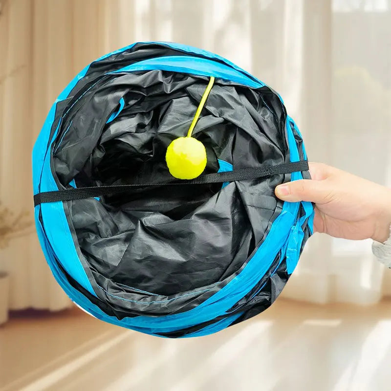 3-Way Foldable Cat Play Tunnel
