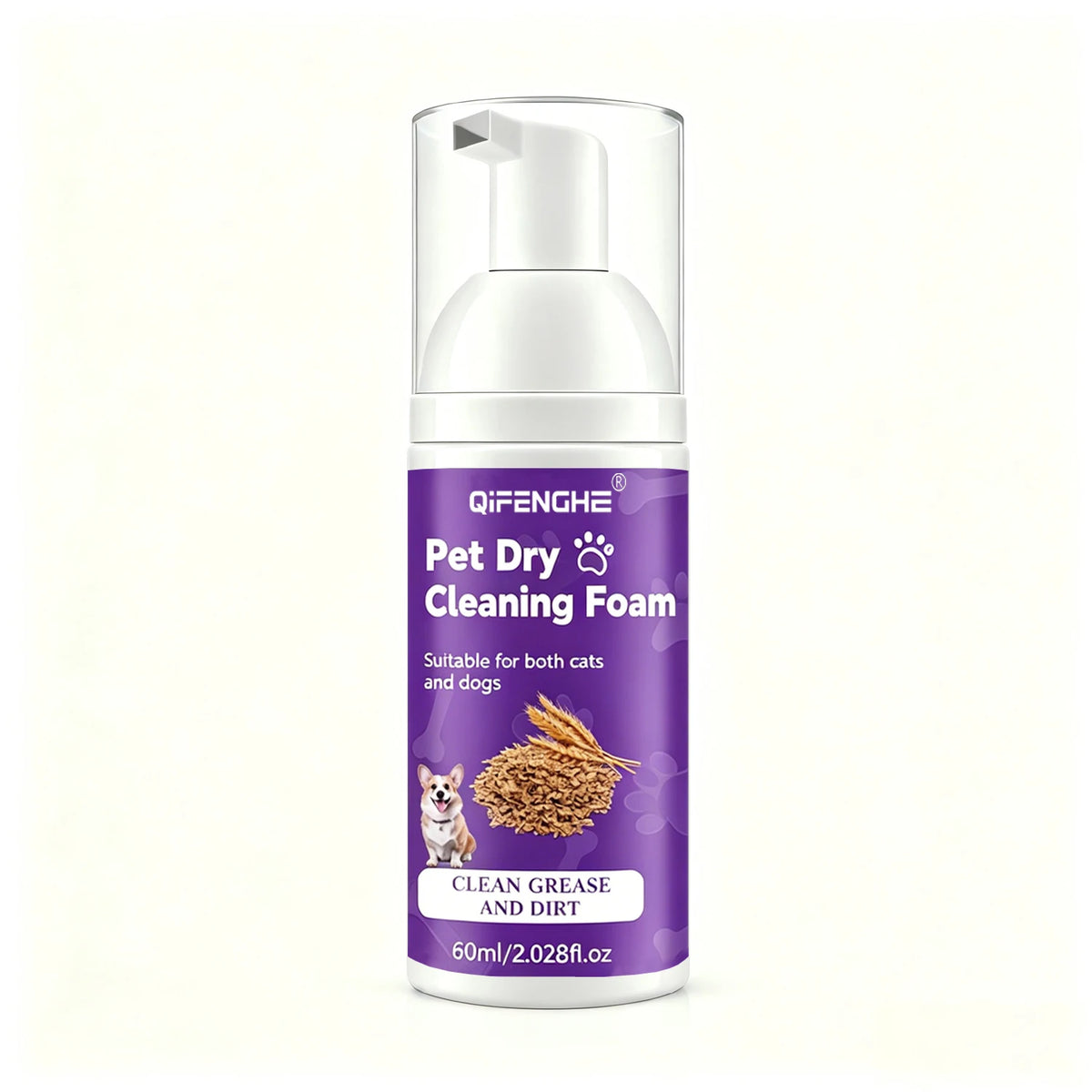 Waterless Foam Dry Shampoo for Dogs & Cats