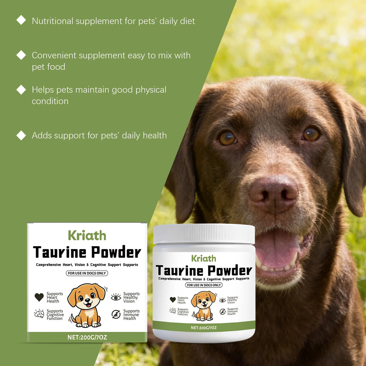 Taurine Supplement Powder for Dogs