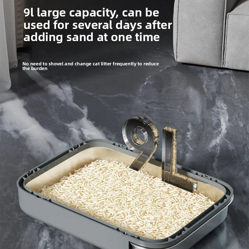 Enclosed Self-Cleaning Litter Box XXL