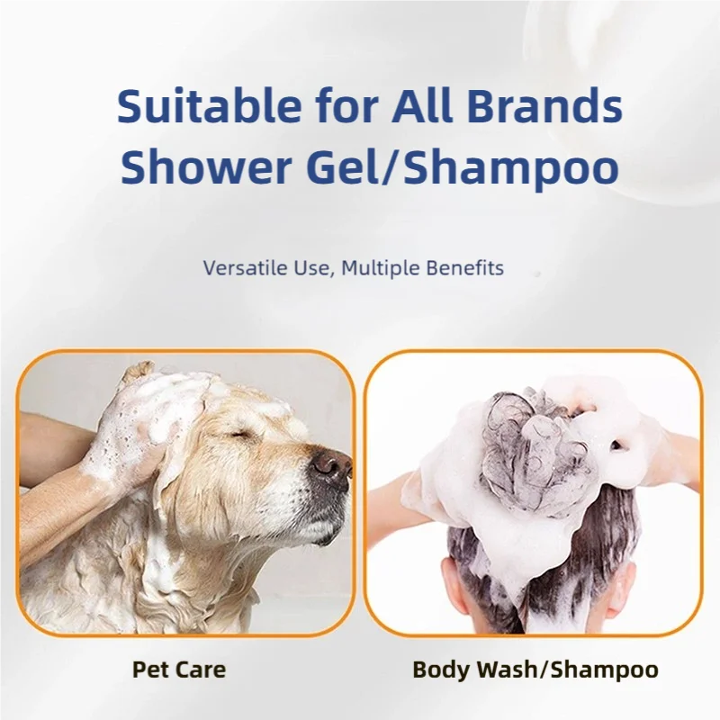 Rechargeable Foaming Shampoo Dispenser for Dogs & Cats
