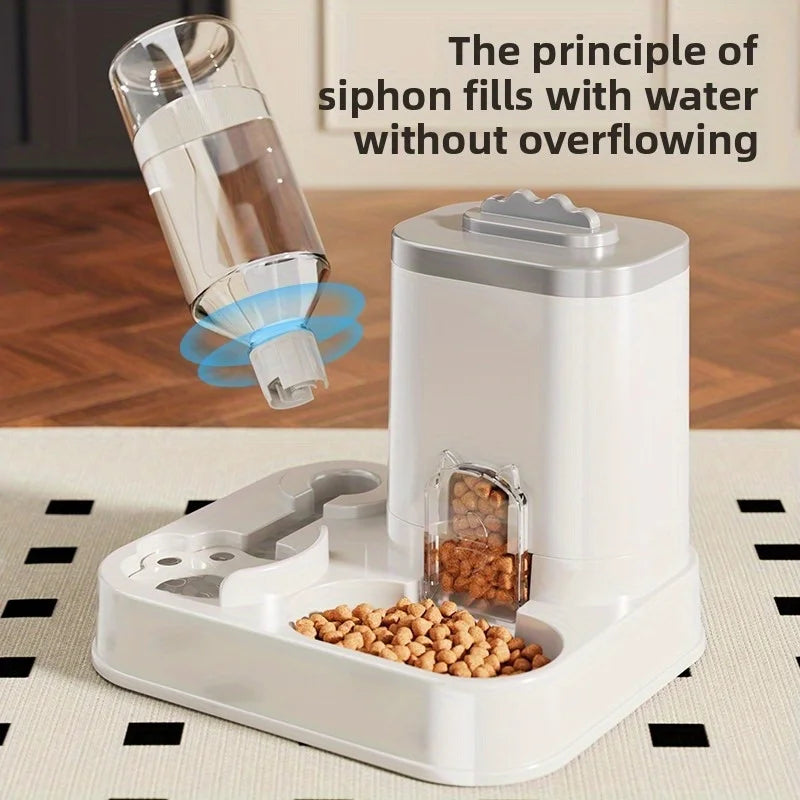 Large Automatic Pet Feeder & Water Dispenser
