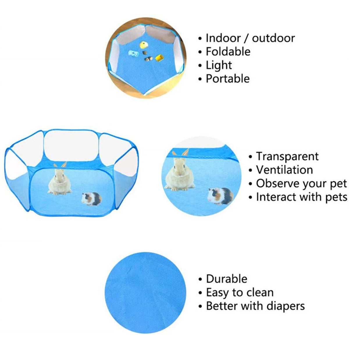 Pop-Up Pet Playpen Tent