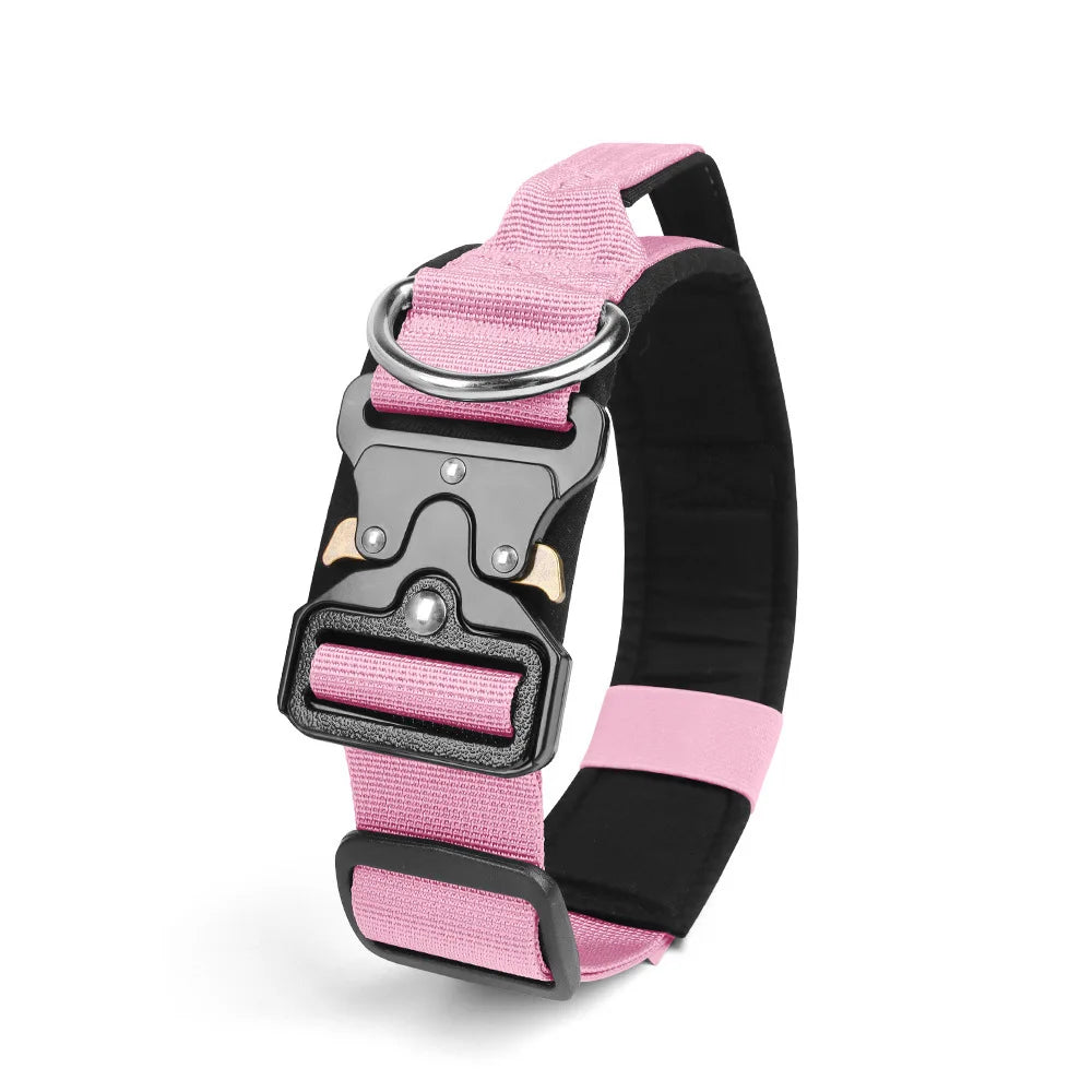 Heavy-Duty Wide Dog Collar with Quick Release