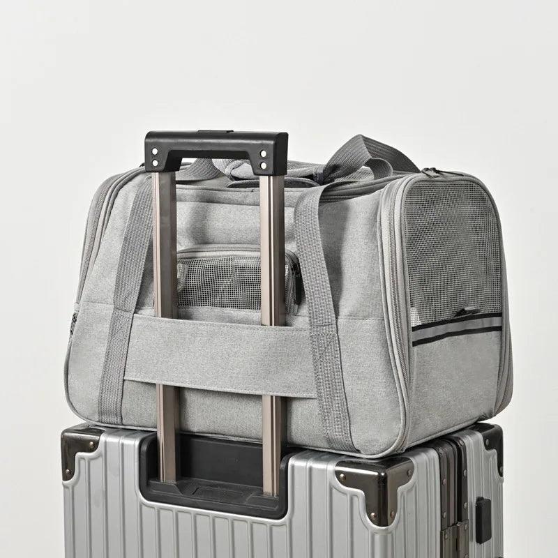 Foldable Breathable Pet Shoulder Carrier