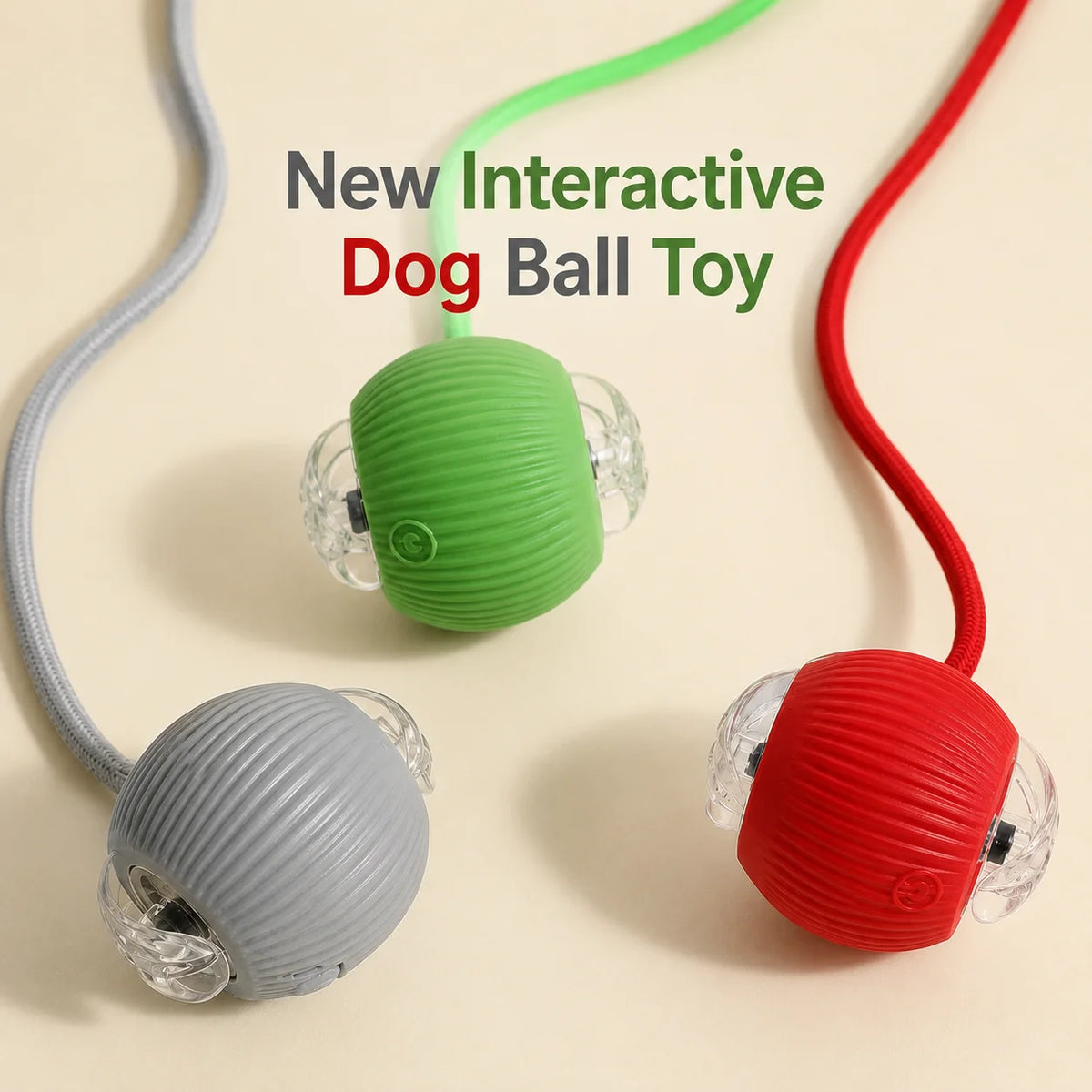 Smart Interactive Dog Ball – Rechargeable