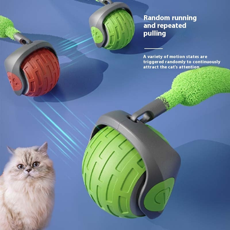 Smart Rolling Ball for Cats – USB Rechargeable, 3 Colors
