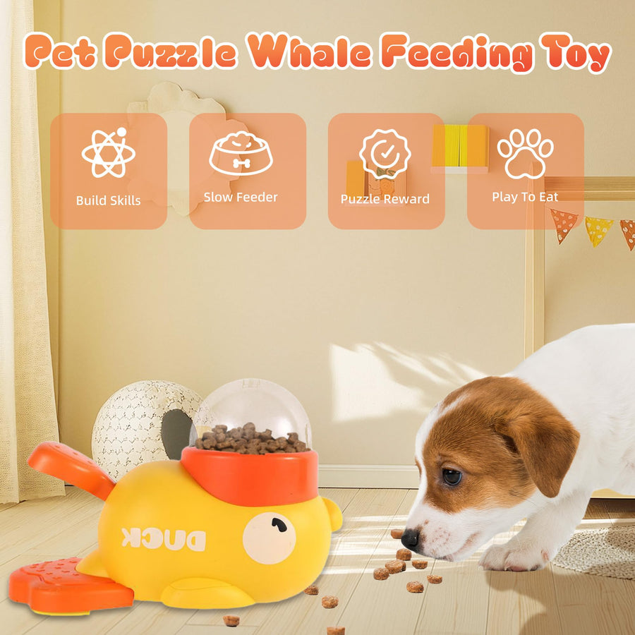 Duck Treat Dispenser Toy – Slow Feeder Puzzle