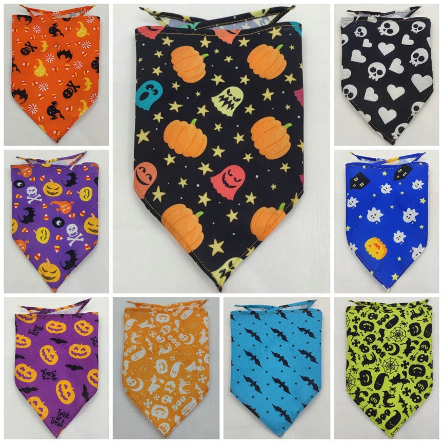 Tie-Dye Pet Bandana – Triangle Scarf, S or L