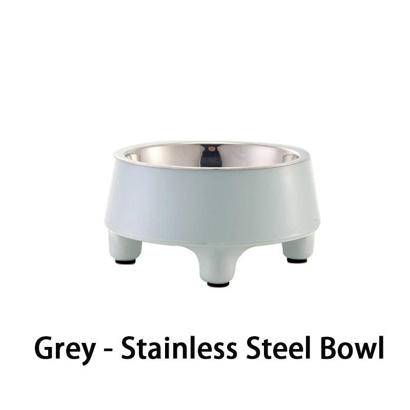 New Elevated Pet Food and Water Bowls Raised with Stainless Steel Bowl for Small Dogs Cats Washable Easy To Cleaning Pet Product