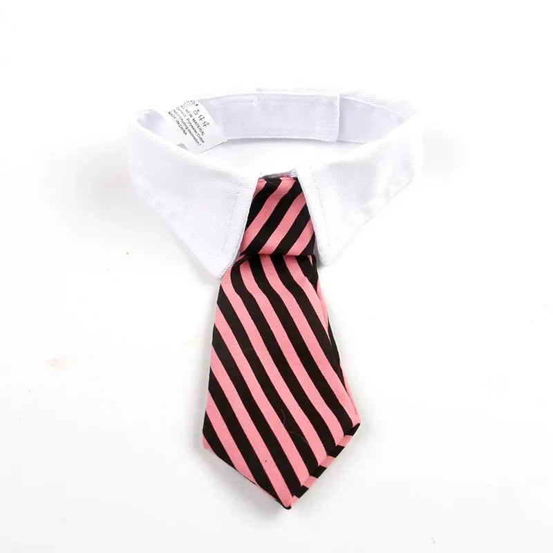 Pet Dog Cat Formal Necktie Tuxedo Bow Tie Black and Red Collar for Dog & Cat Pet Accessories for Wedding Holiday and Party Gift