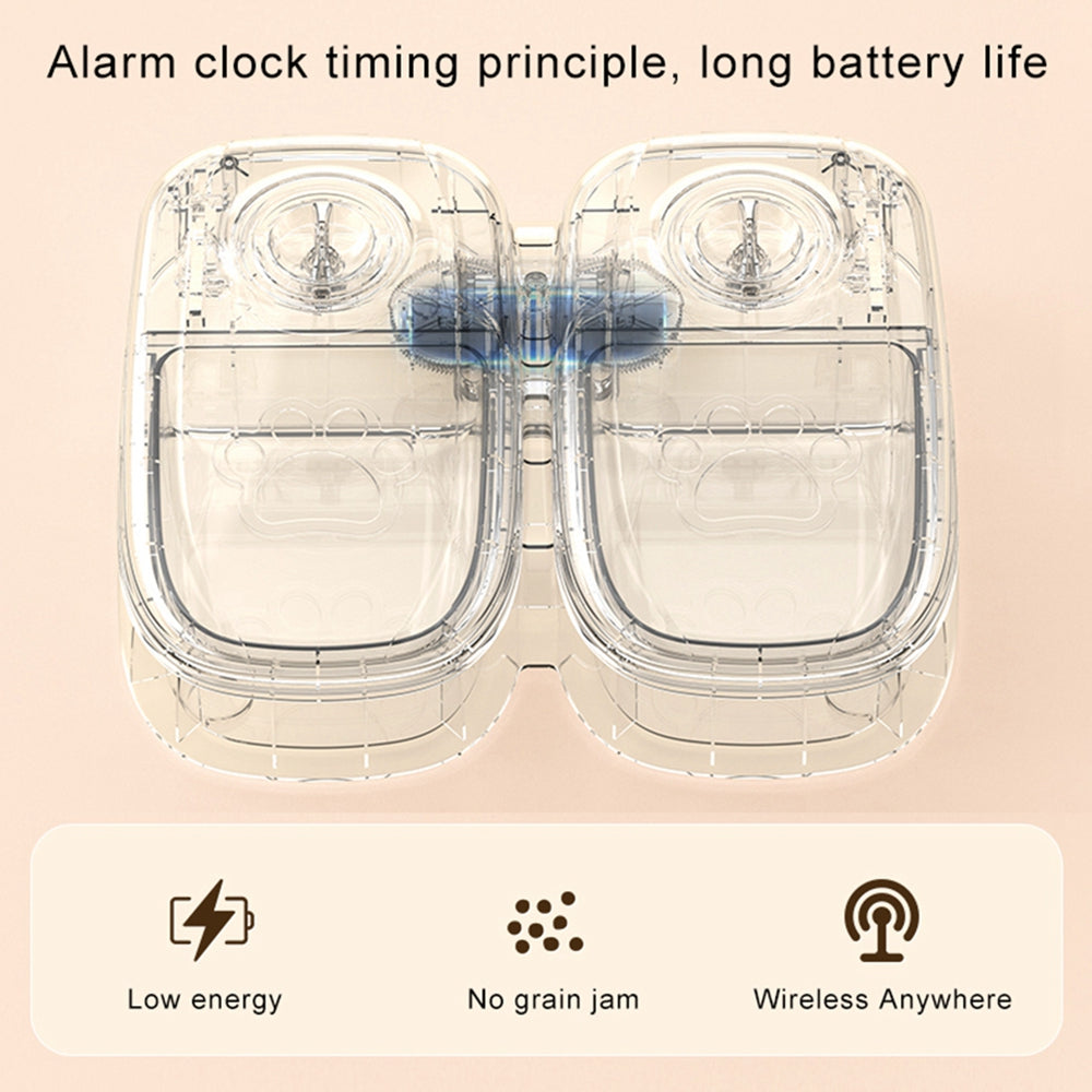 2-in-1 Gravity Pet Feeder & Water Dispenser – Single or Double