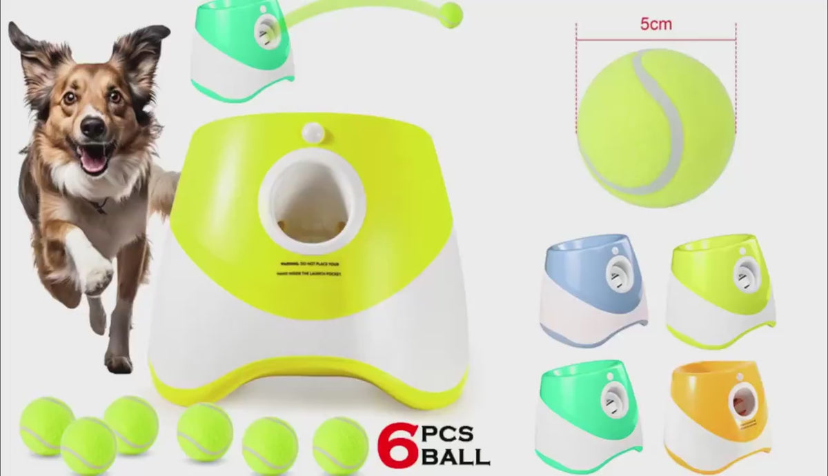 Automatic Ball Launcher for Dogs – Rechargeable, 3 Distances