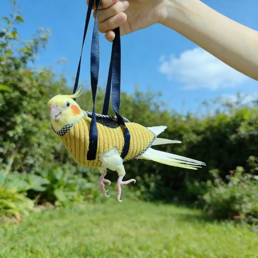 1pcs Parrot Pigeon Harness Anti-flying Bag Outdoor Carrying Bird Pet Product Anti-bite Training Harness For Cockatiel Small Bird