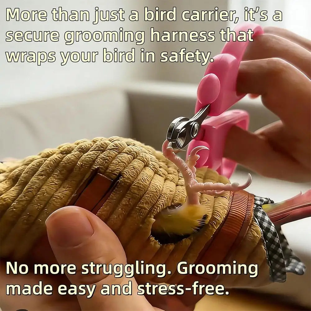 1pcs Parrot Pigeon Harness Anti-flying Bag Outdoor Carrying Bird Pet Product Anti-bite Training Harness For Cockatiel Small Bird